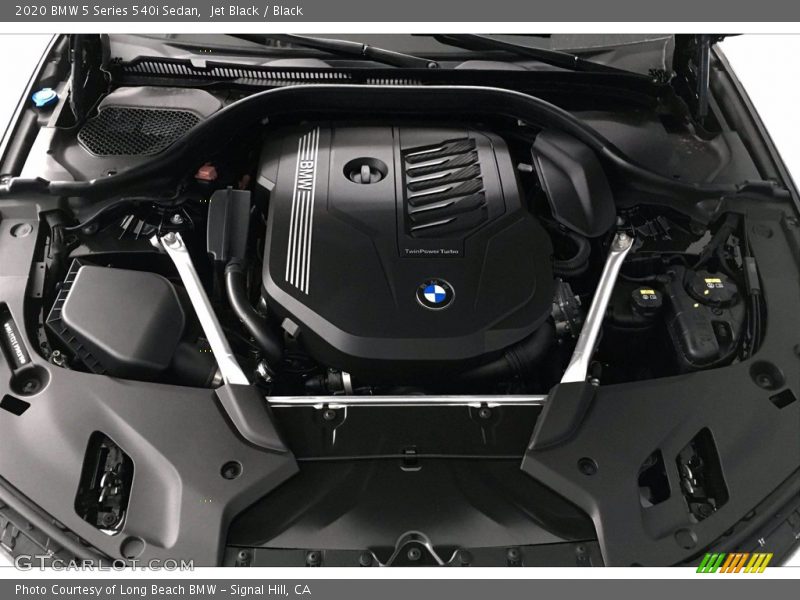 Jet Black / Black 2020 BMW 5 Series 540i Sedan