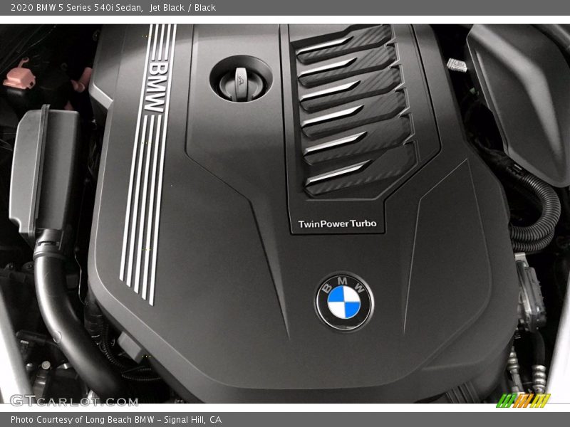 Jet Black / Black 2020 BMW 5 Series 540i Sedan