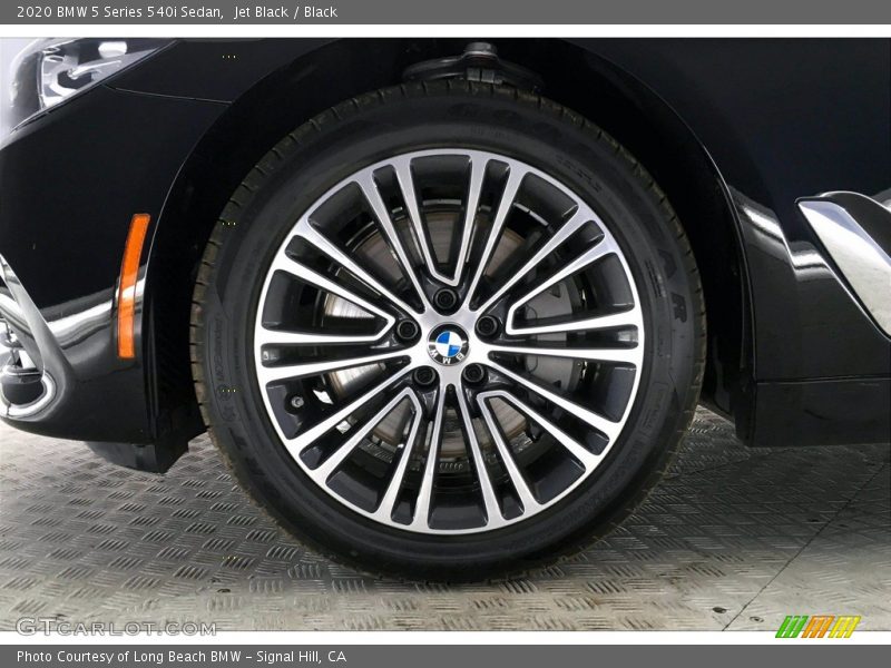 Jet Black / Black 2020 BMW 5 Series 540i Sedan
