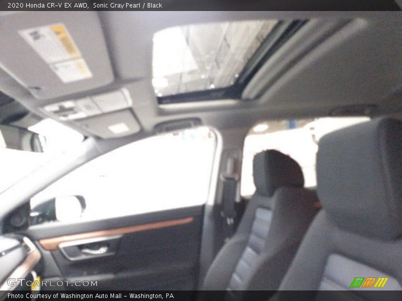 Sonic Gray Pearl / Black 2020 Honda CR-V EX AWD
