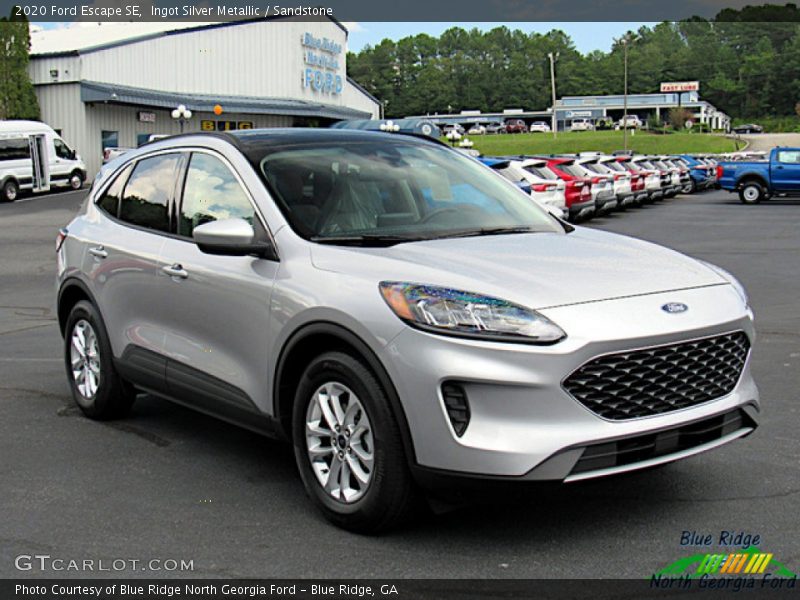 Ingot Silver Metallic / Sandstone 2020 Ford Escape SE