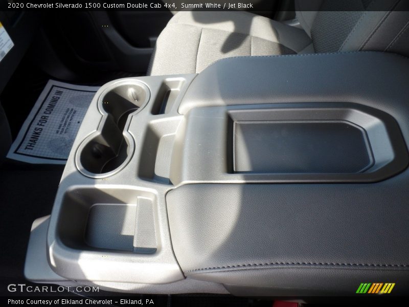 Summit White / Jet Black 2020 Chevrolet Silverado 1500 Custom Double Cab 4x4