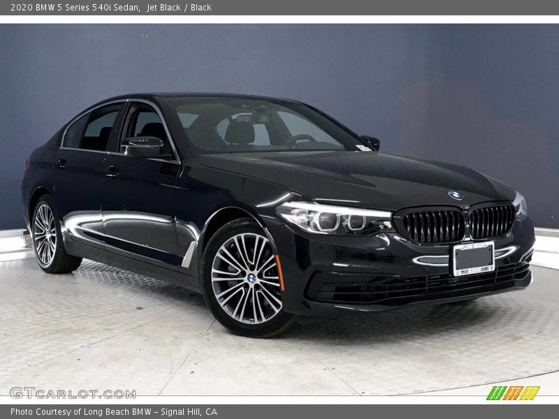 Jet Black / Black 2020 BMW 5 Series 540i Sedan