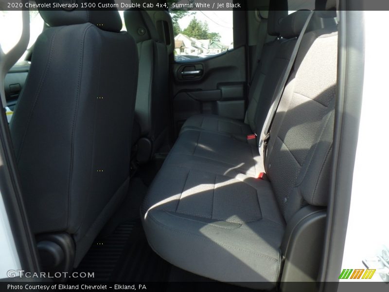 Summit White / Jet Black 2020 Chevrolet Silverado 1500 Custom Double Cab 4x4