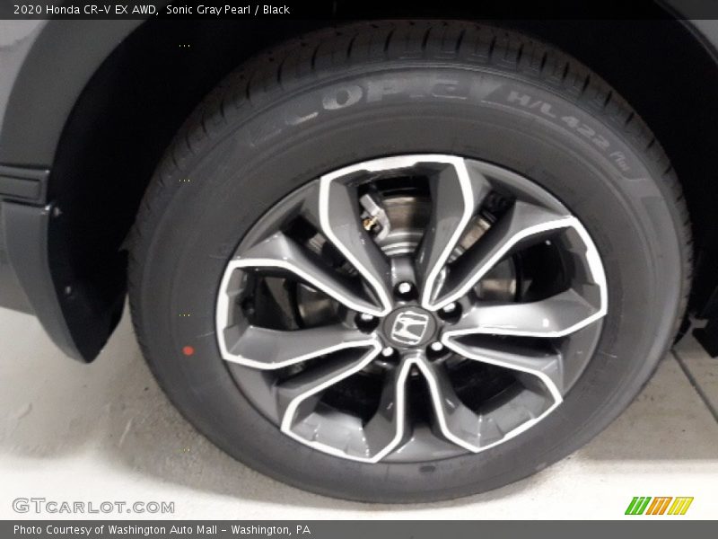 Sonic Gray Pearl / Black 2020 Honda CR-V EX AWD