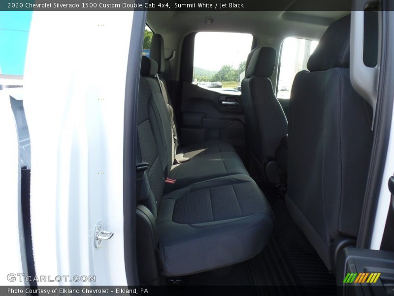 Summit White / Jet Black 2020 Chevrolet Silverado 1500 Custom Double Cab 4x4