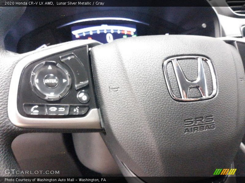 Lunar Silver Metallic / Gray 2020 Honda CR-V LX AWD