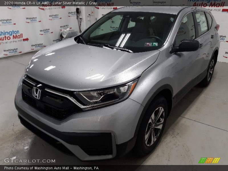 Lunar Silver Metallic / Gray 2020 Honda CR-V LX AWD