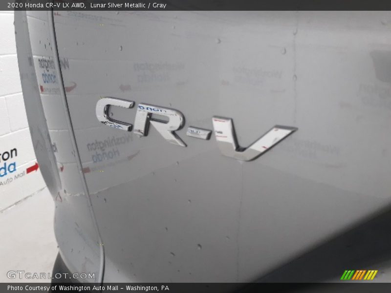 Lunar Silver Metallic / Gray 2020 Honda CR-V LX AWD