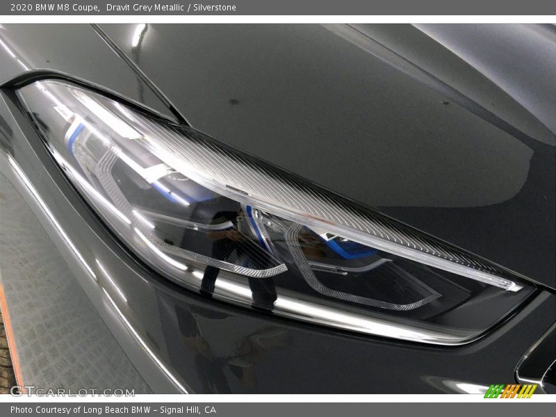 Dravit Grey Metallic / Silverstone 2020 BMW M8 Coupe