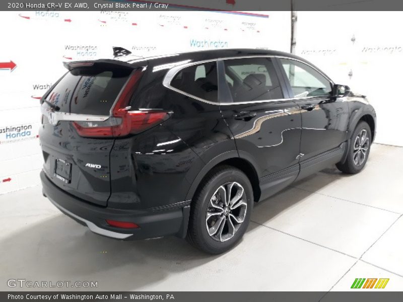 Crystal Black Pearl / Gray 2020 Honda CR-V EX AWD