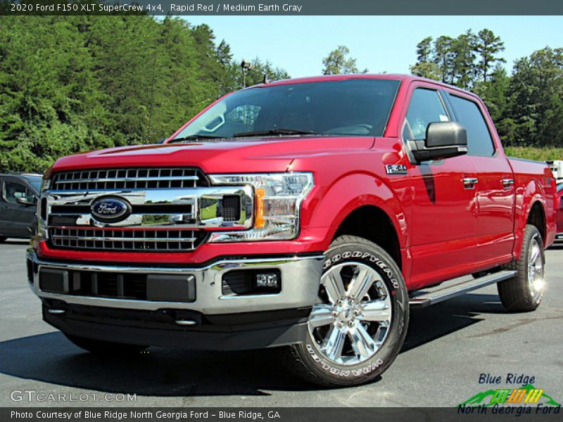 Rapid Red / Medium Earth Gray 2020 Ford F150 XLT SuperCrew 4x4