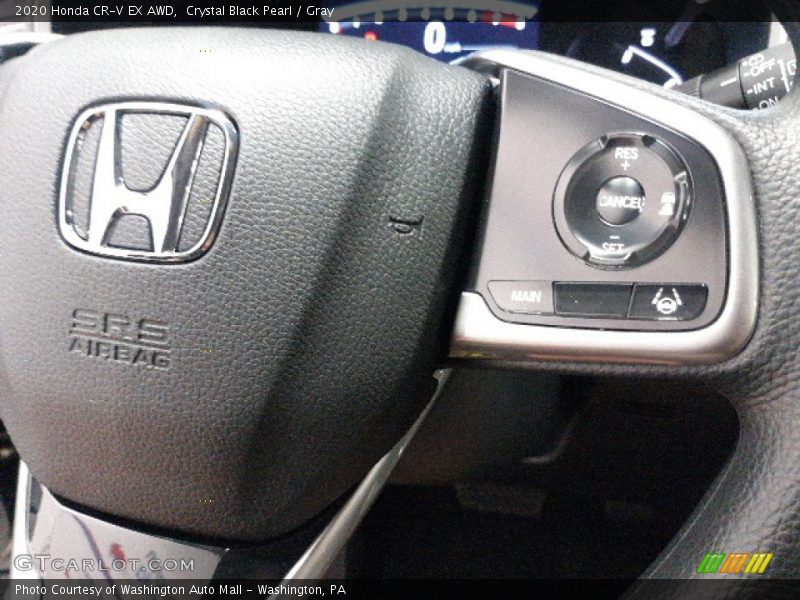 Crystal Black Pearl / Gray 2020 Honda CR-V EX AWD
