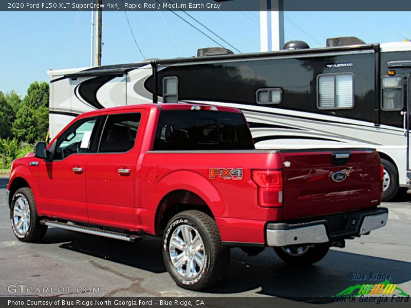 Rapid Red / Medium Earth Gray 2020 Ford F150 XLT SuperCrew 4x4