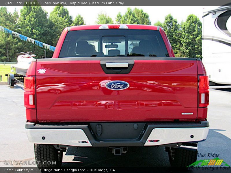 Rapid Red / Medium Earth Gray 2020 Ford F150 XLT SuperCrew 4x4