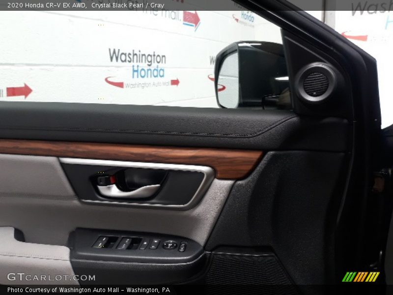 Crystal Black Pearl / Gray 2020 Honda CR-V EX AWD