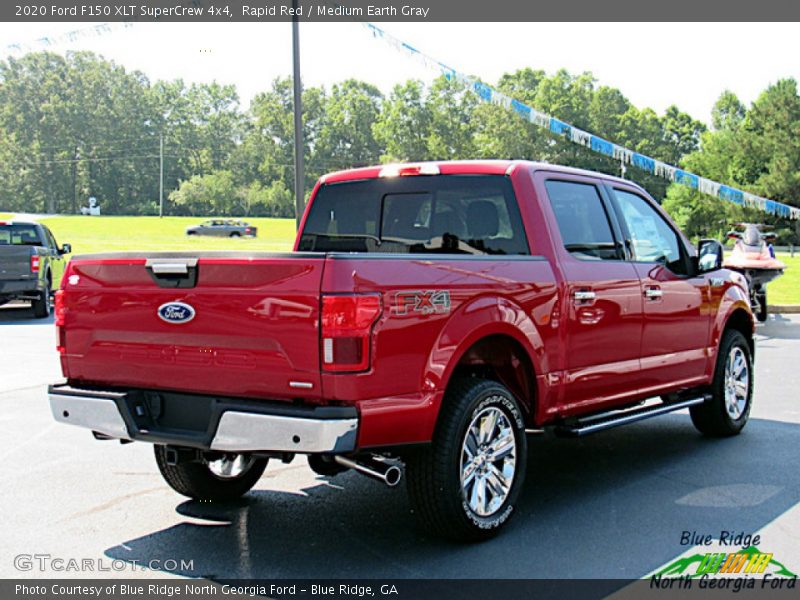 Rapid Red / Medium Earth Gray 2020 Ford F150 XLT SuperCrew 4x4