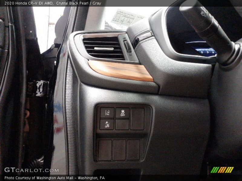 Crystal Black Pearl / Gray 2020 Honda CR-V EX AWD