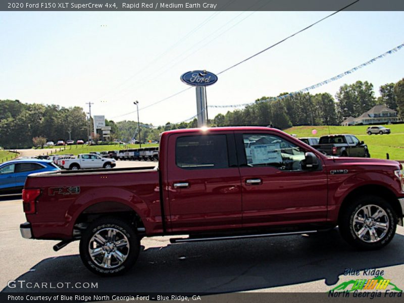 Rapid Red / Medium Earth Gray 2020 Ford F150 XLT SuperCrew 4x4