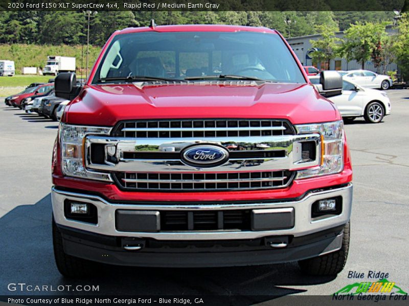 Rapid Red / Medium Earth Gray 2020 Ford F150 XLT SuperCrew 4x4
