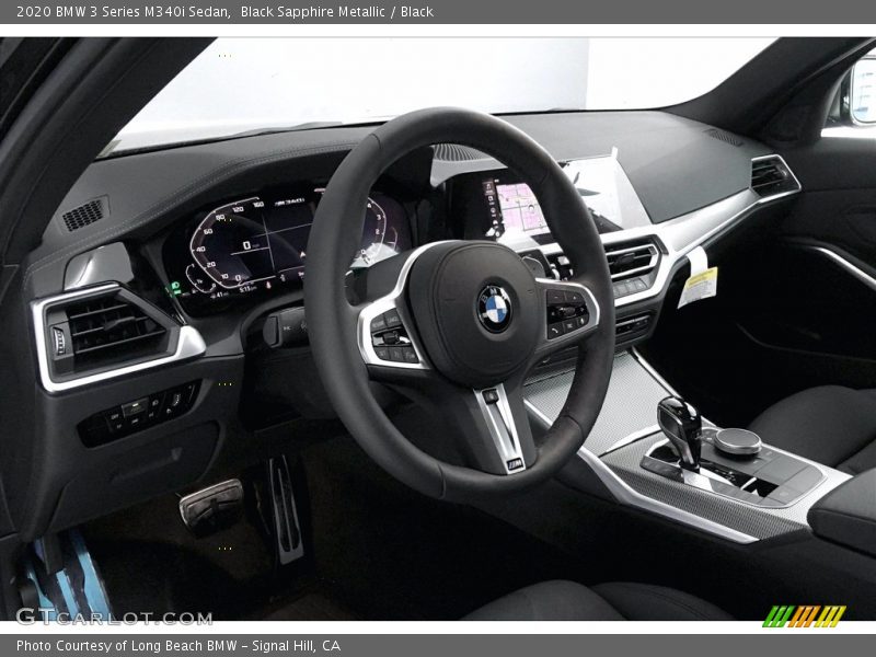 Black Sapphire Metallic / Black 2020 BMW 3 Series M340i Sedan