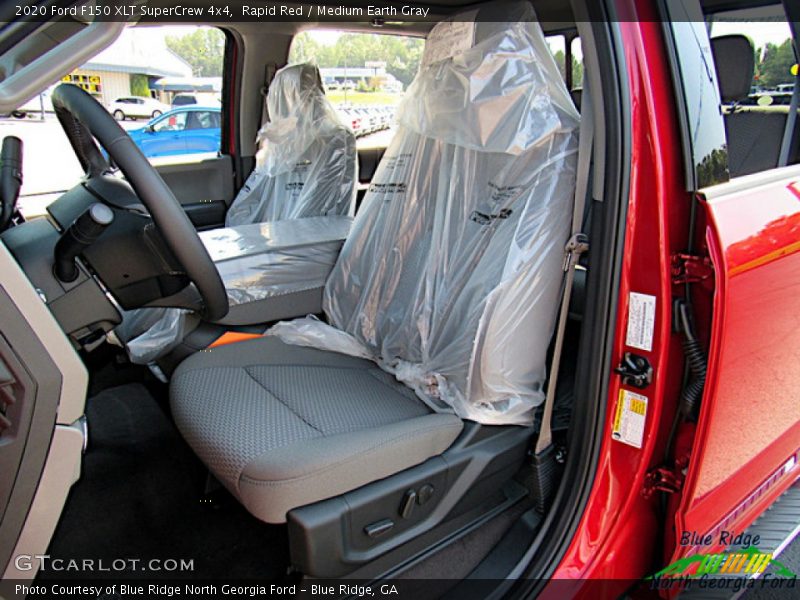 Rapid Red / Medium Earth Gray 2020 Ford F150 XLT SuperCrew 4x4