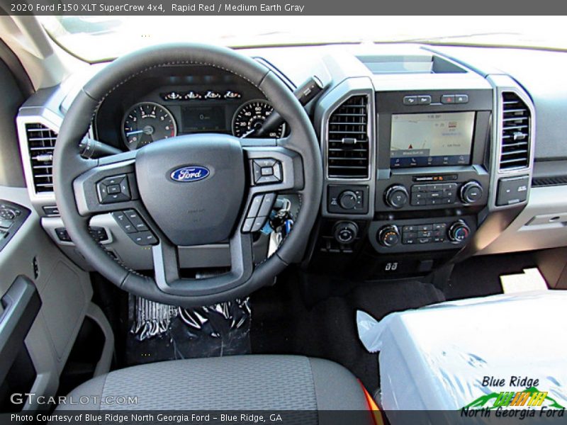 Rapid Red / Medium Earth Gray 2020 Ford F150 XLT SuperCrew 4x4