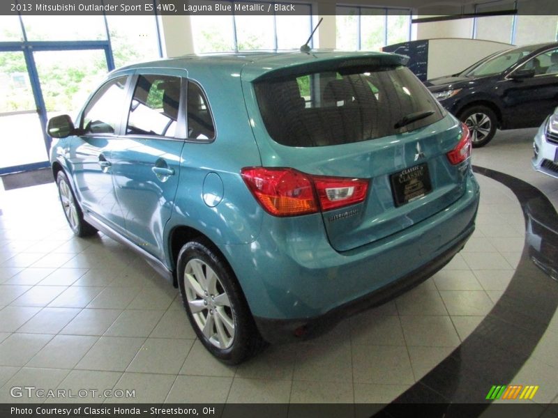 Laguna Blue Metallic / Black 2013 Mitsubishi Outlander Sport ES 4WD