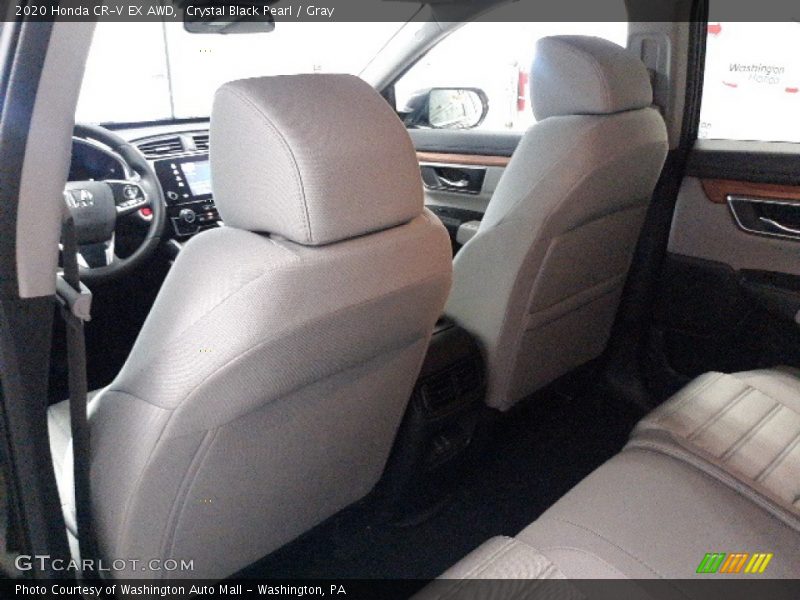 Crystal Black Pearl / Gray 2020 Honda CR-V EX AWD