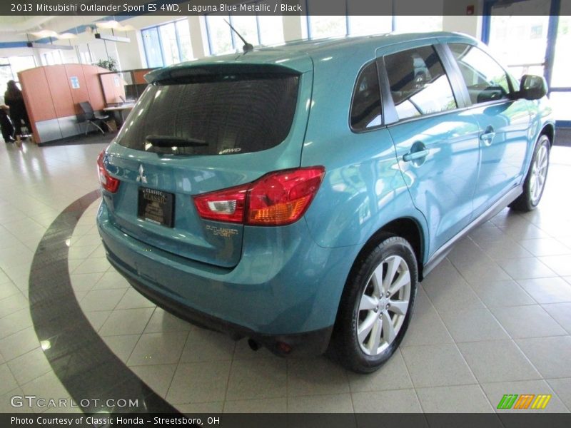 Laguna Blue Metallic / Black 2013 Mitsubishi Outlander Sport ES 4WD