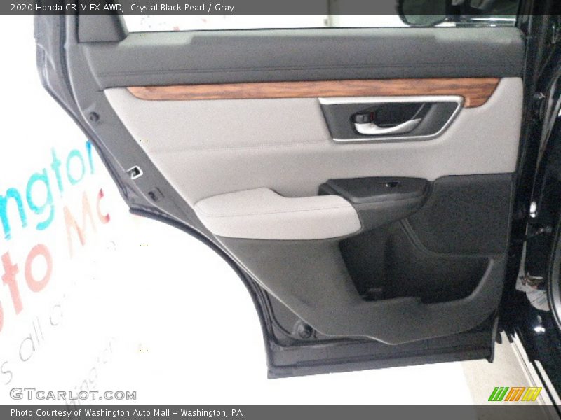 Crystal Black Pearl / Gray 2020 Honda CR-V EX AWD