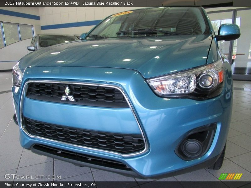 Laguna Blue Metallic / Black 2013 Mitsubishi Outlander Sport ES 4WD