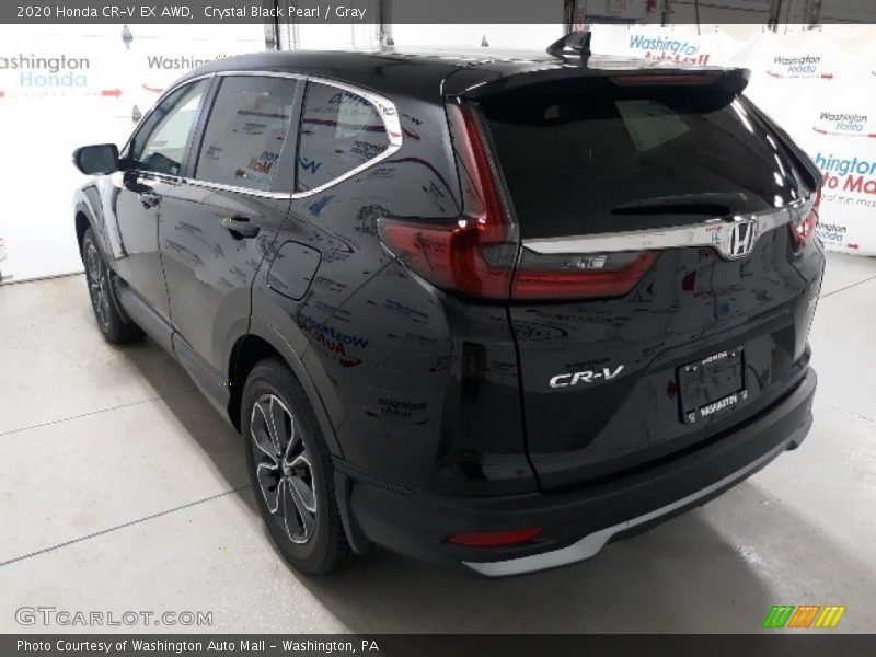 Crystal Black Pearl / Gray 2020 Honda CR-V EX AWD