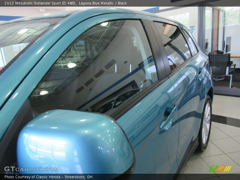 Laguna Blue Metallic / Black 2013 Mitsubishi Outlander Sport ES 4WD