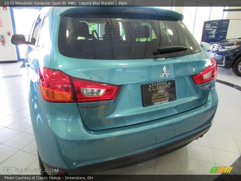 Laguna Blue Metallic / Black 2013 Mitsubishi Outlander Sport ES 4WD