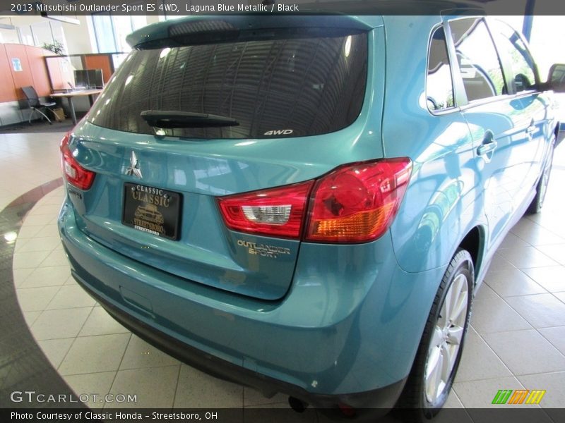 Laguna Blue Metallic / Black 2013 Mitsubishi Outlander Sport ES 4WD