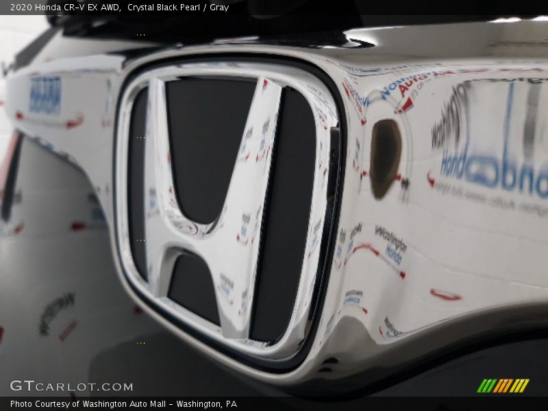 Crystal Black Pearl / Gray 2020 Honda CR-V EX AWD