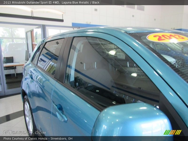Laguna Blue Metallic / Black 2013 Mitsubishi Outlander Sport ES 4WD