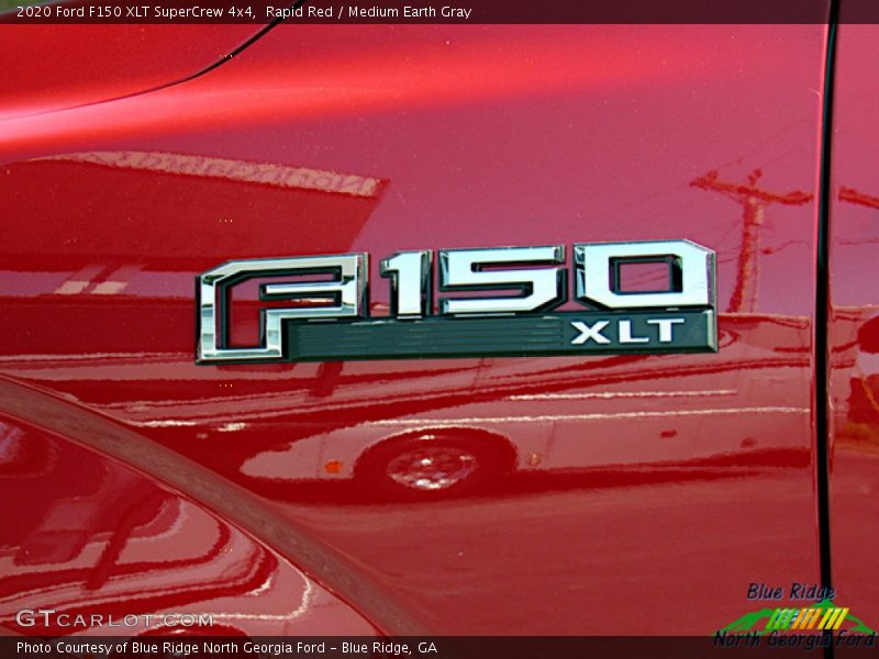 Rapid Red / Medium Earth Gray 2020 Ford F150 XLT SuperCrew 4x4