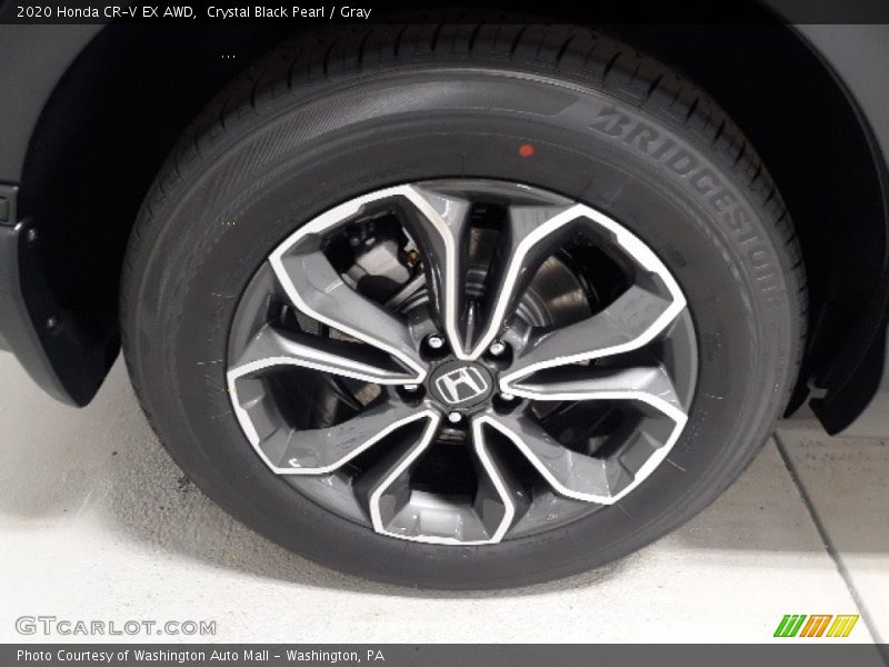 Crystal Black Pearl / Gray 2020 Honda CR-V EX AWD