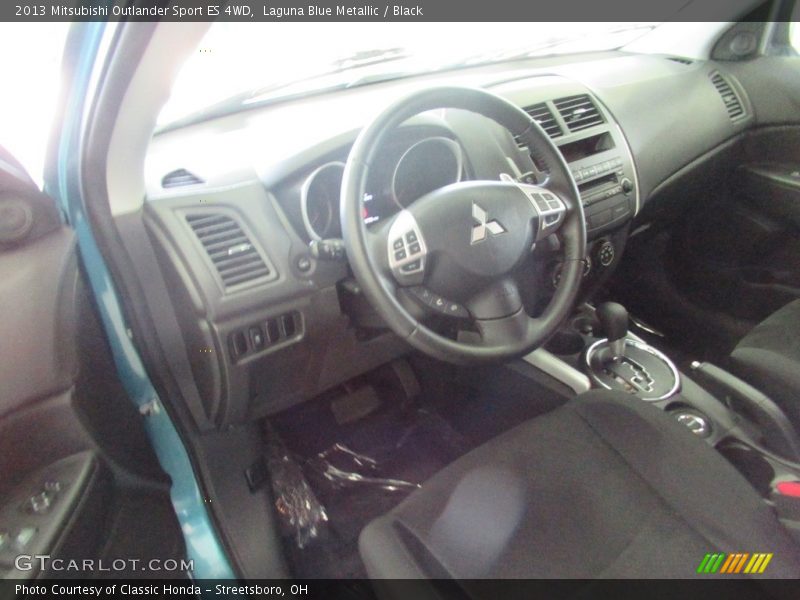 Laguna Blue Metallic / Black 2013 Mitsubishi Outlander Sport ES 4WD