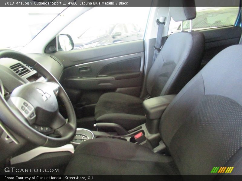 Laguna Blue Metallic / Black 2013 Mitsubishi Outlander Sport ES 4WD