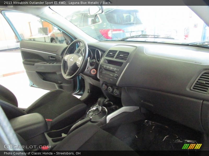 Laguna Blue Metallic / Black 2013 Mitsubishi Outlander Sport ES 4WD