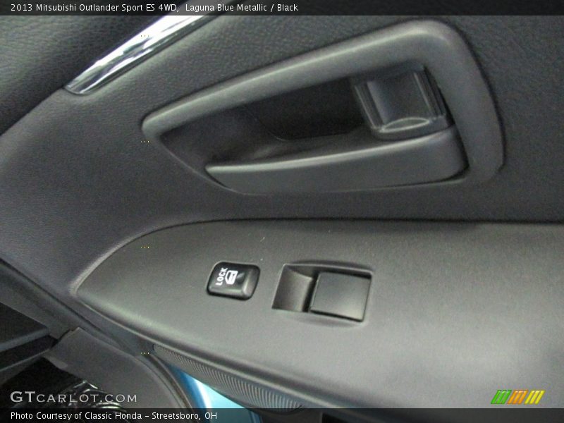 Laguna Blue Metallic / Black 2013 Mitsubishi Outlander Sport ES 4WD