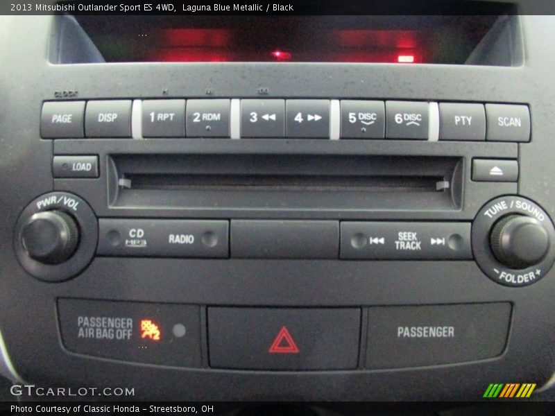 Controls of 2013 Outlander Sport ES 4WD