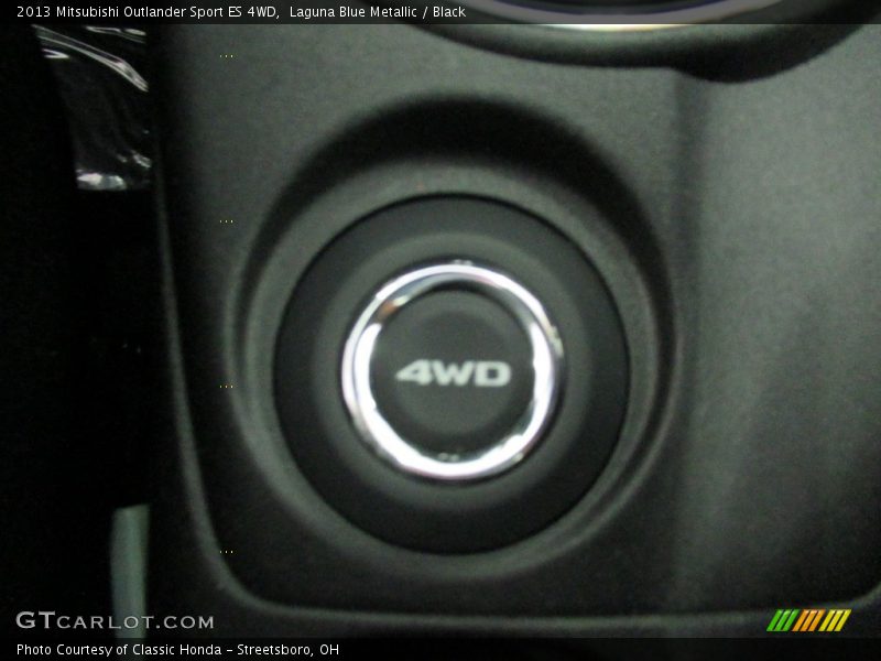 Laguna Blue Metallic / Black 2013 Mitsubishi Outlander Sport ES 4WD