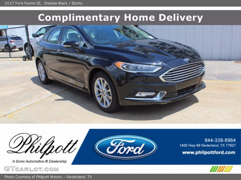 Shadow Black / Ebony 2017 Ford Fusion SE