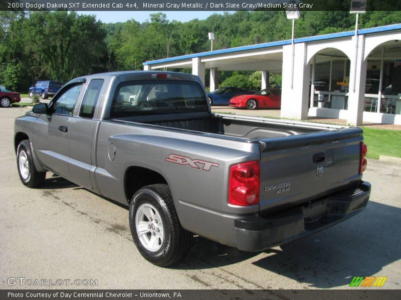 Mineral Gray Metallic / Dark Slate Gray/Medium Slate Gray 2008 Dodge Dakota SXT Extended Cab 4x4