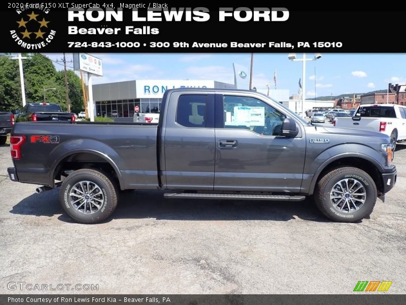 Magnetic / Black 2020 Ford F150 XLT SuperCab 4x4