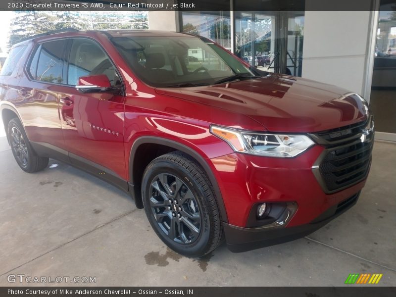 Cajun Red Tintcoat / Jet Black 2020 Chevrolet Traverse RS AWD